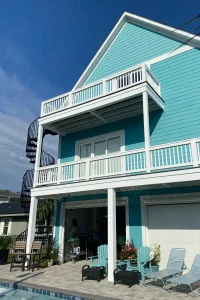 2 story deck addition by Modern Builders